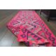 1970s Vintage Turkish Hand-Knotted Wool Cotton Pink Runner Rug 91x312