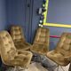 Lot 4 chaises années 70