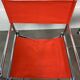 Pair of Lafuma chrome "director" folding chairs