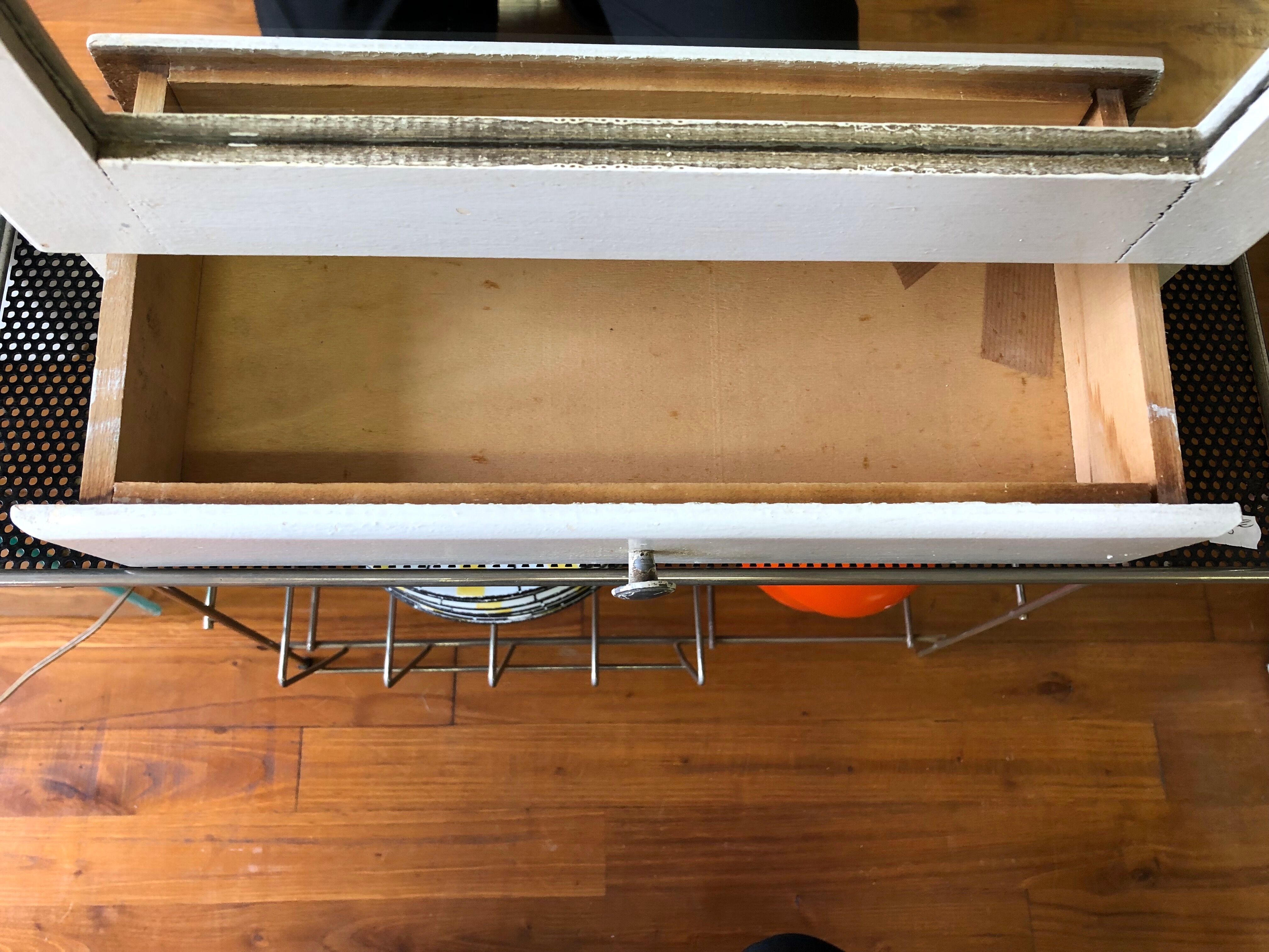 Wooden medicine cabinet