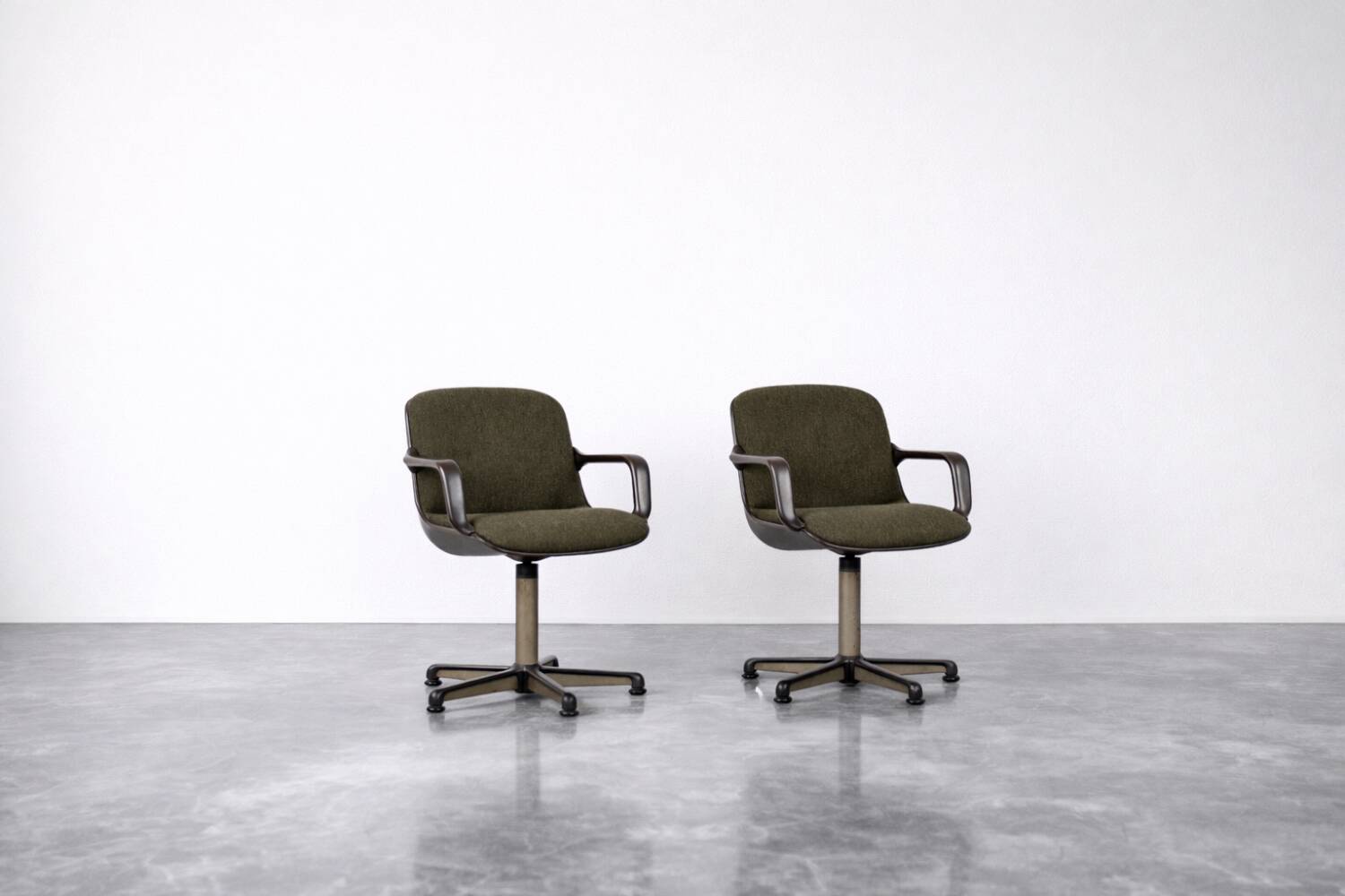 Vintage Mid-Century German Modern Office Chairs by Pollock for Comforto