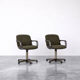 Vintage Mid-Century German Modern Office Chairs by Pollock for Comforto