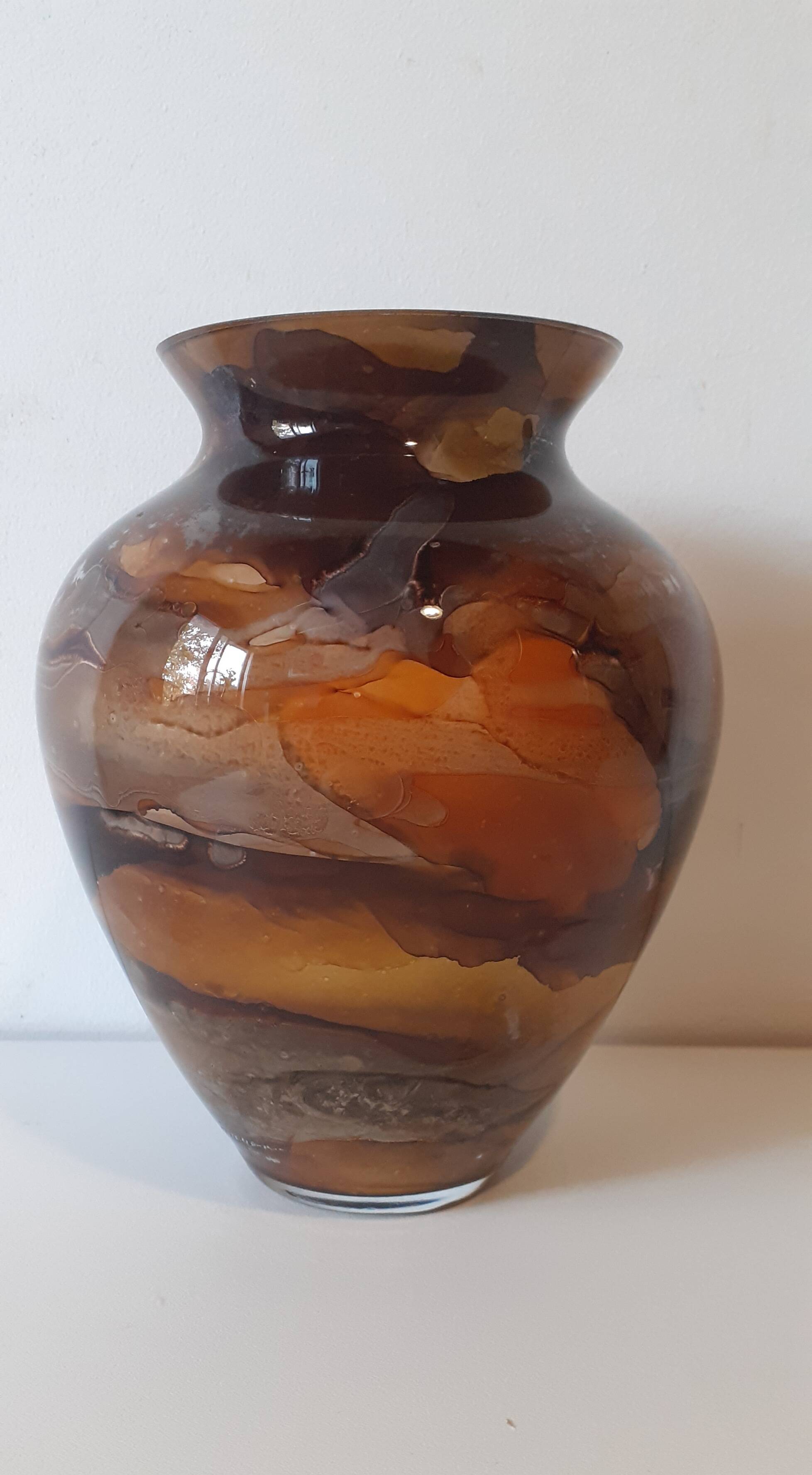 Vase signed by Sylvie Montagnon