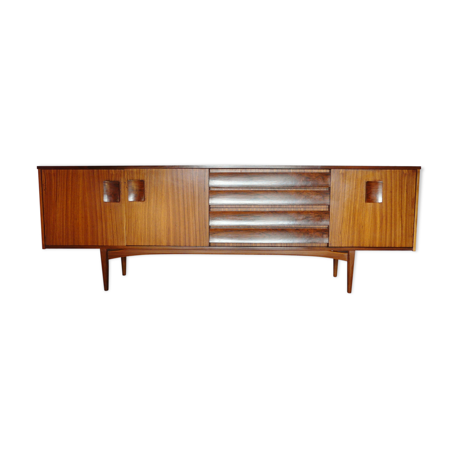 Enfilade scandinave en teck et palissandre