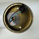 Antique small brass & opaline vintage wall sconce