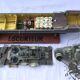 Model of boat surcouf wing escort