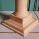 Bougeoir colonne terracotta