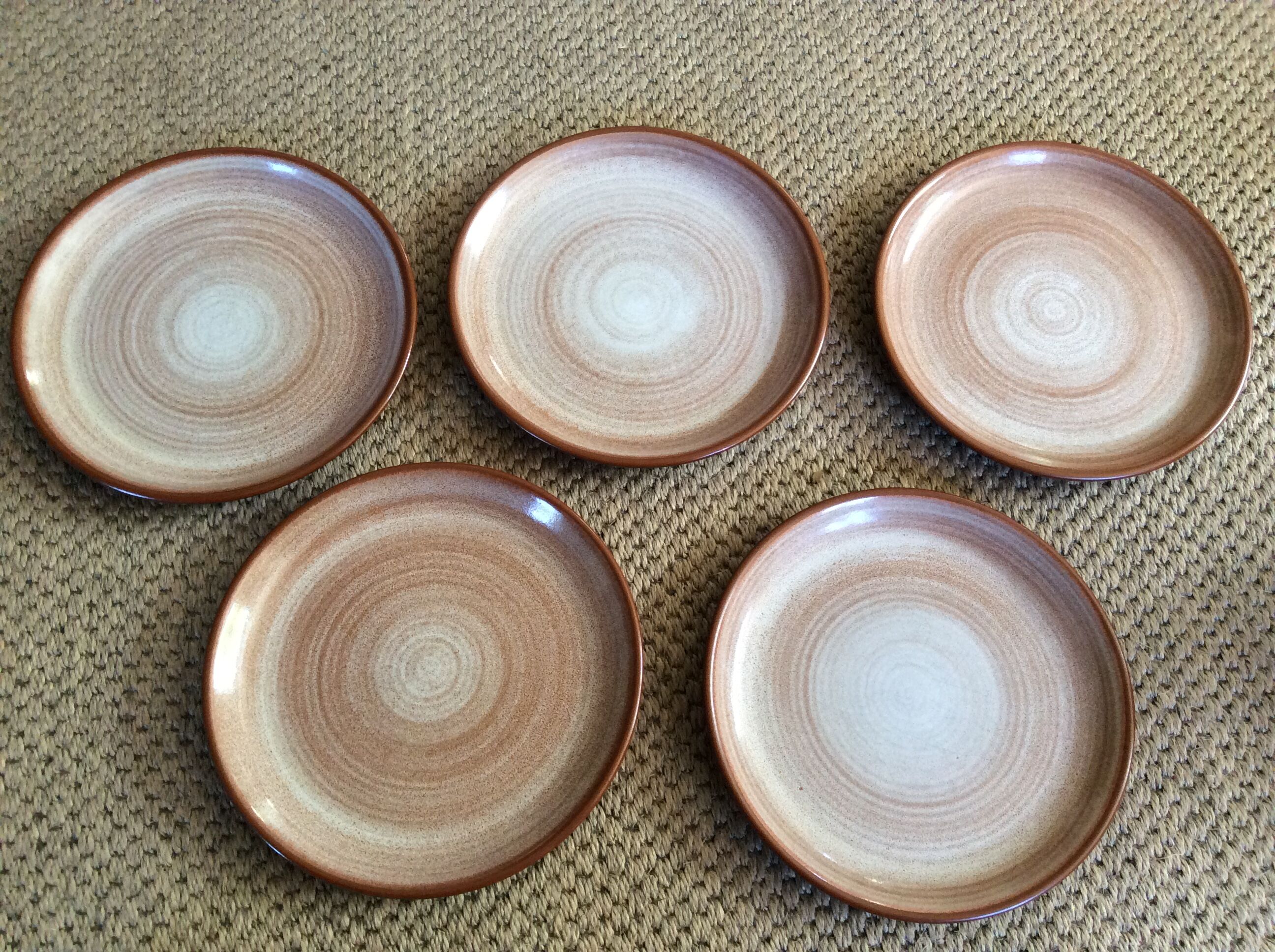 Series of 5 flat plates