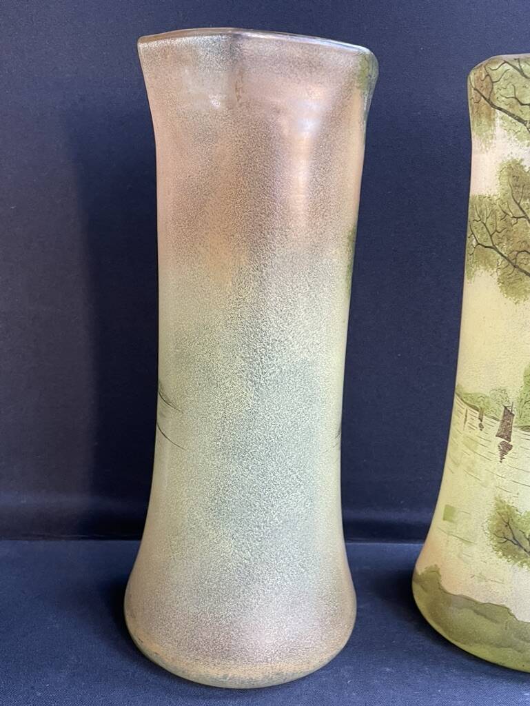 Pair of FT Legras Toul vases – 19th century