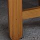 Solid pine coffee table Sweden 1960