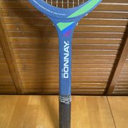 Vintage donnay court one wooden tennis racket #e191