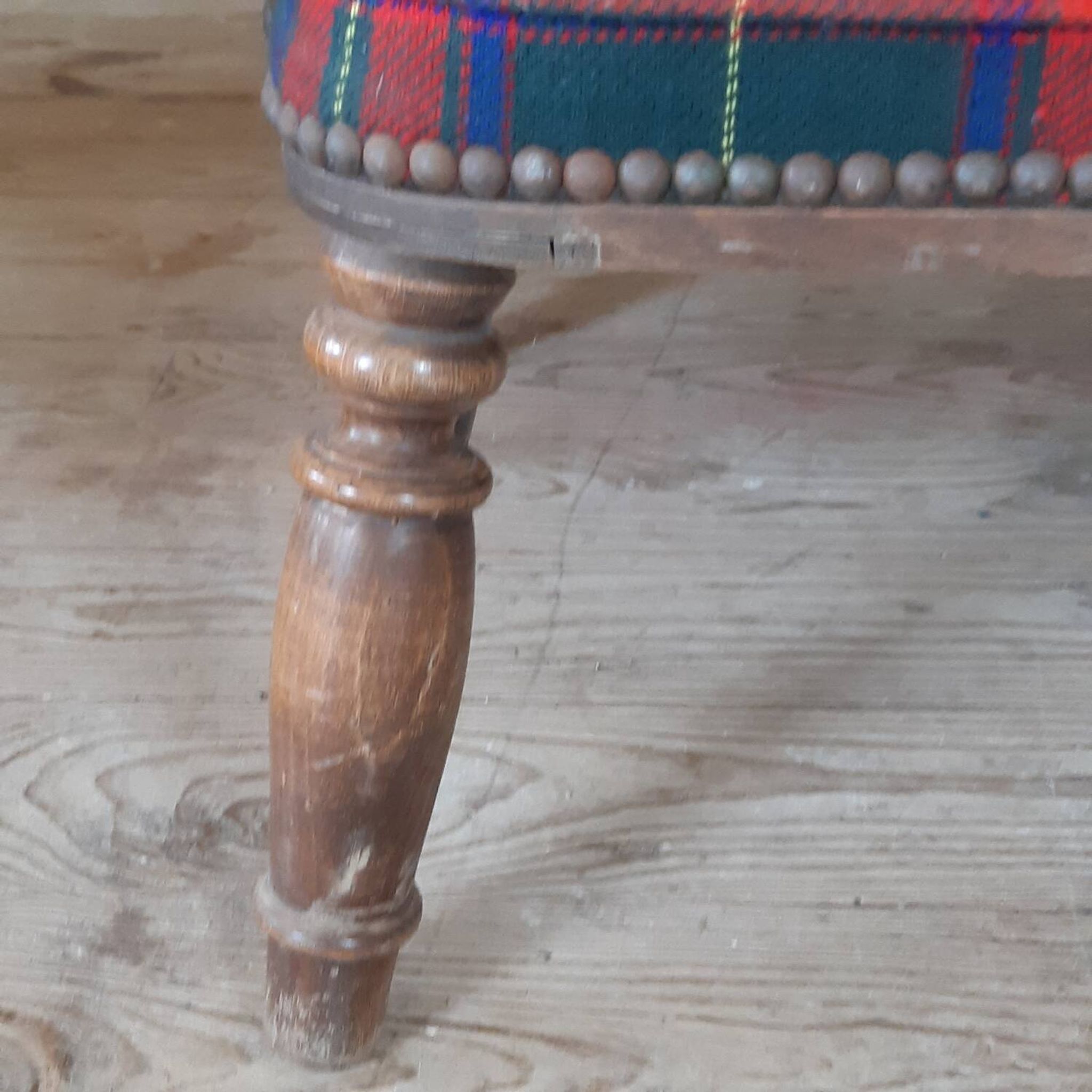 Fauteuil en tartan