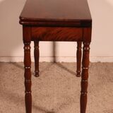 Table à jeux du 19° siècle en acajou
