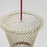 Bow tie umbrella stand in the style of Mathieu Matégot, mid-century, metal, France, 1950s.