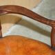 Restored leather office chair, Victorian era