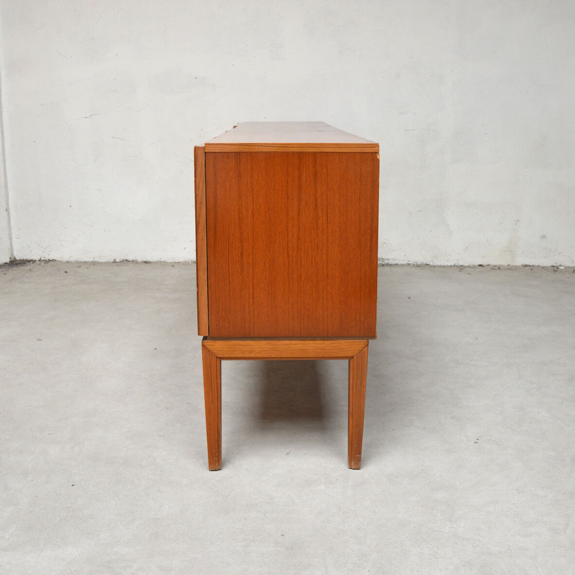 Sideboard 210cm in blond teak, 1970