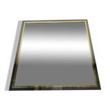 Mirror square brass design