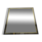 Mirror square brass design