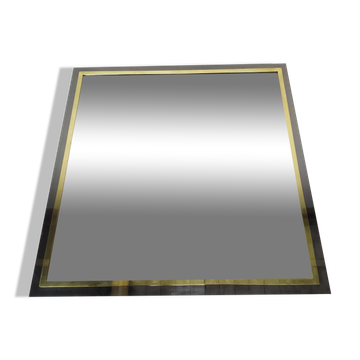 Mirror square brass design
