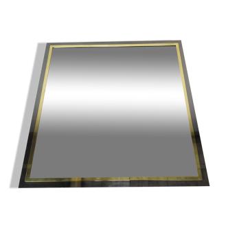 Mirror square brass design