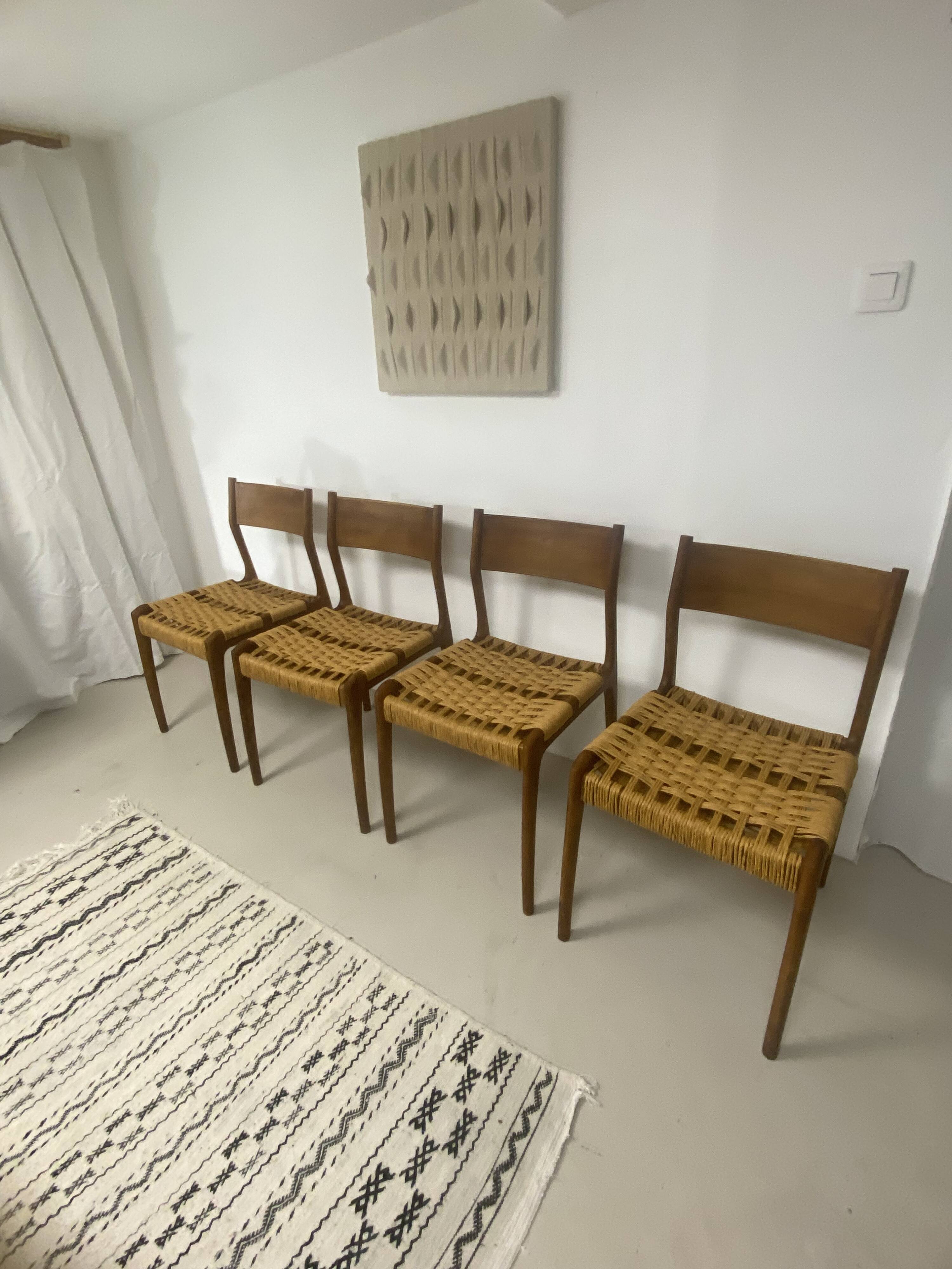 Set of 4 Havana chairs – Gessef, Consorzio Sedie Friuli.