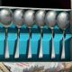 Set of 6 Vintage Fruit or Ice Cream Spoons Model Uniplat