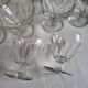 BACCARAT 10 Verres à vin en Cristal Modèle Périgord - Signé