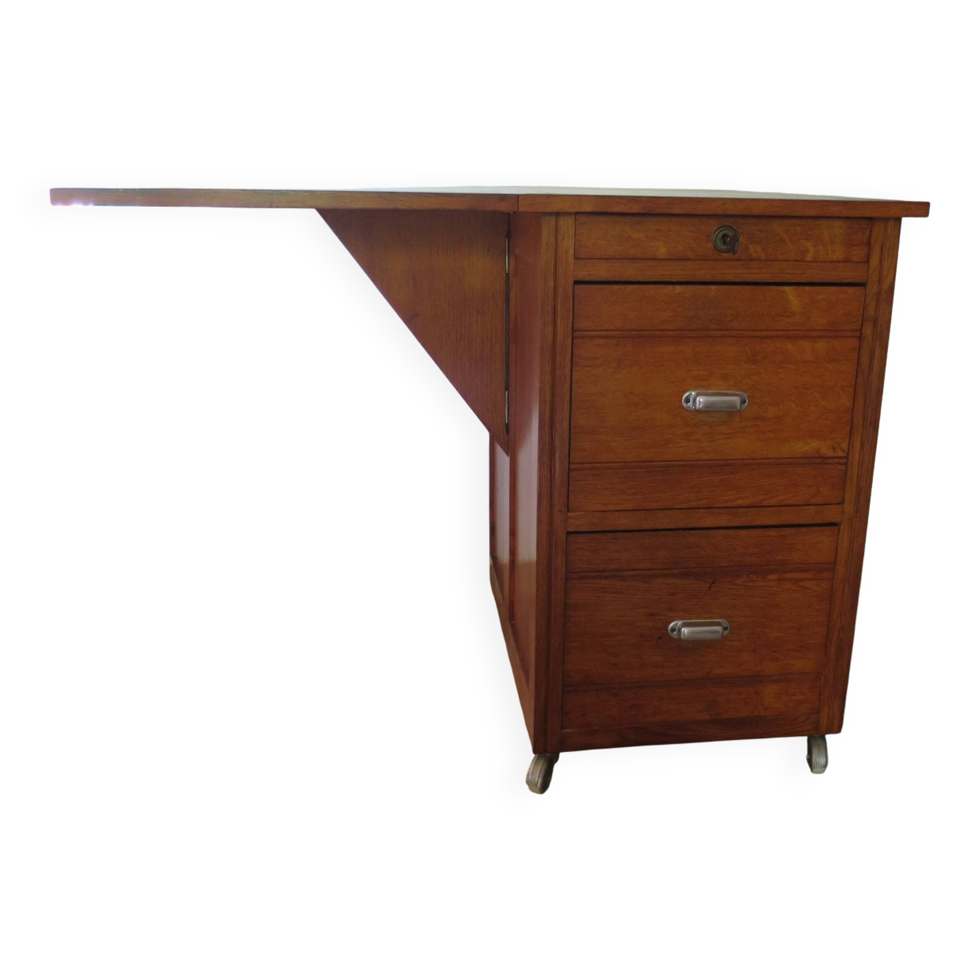 Bureau plateau rabattable,  Années 60