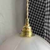 Pink flower pendant lamp