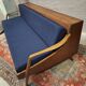 Danish teak convertible daybed sofa with backrest compartment, 1960s