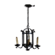 Lustre rond de château médiéval forgé à la main en France