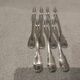 7 silver-plated metal snail forks by Christofle Vendôme