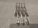 7 silver-plated metal snail forks by Christofle Vendôme