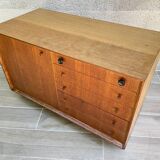 Scandinavian sideboard with 5 vintage drawers