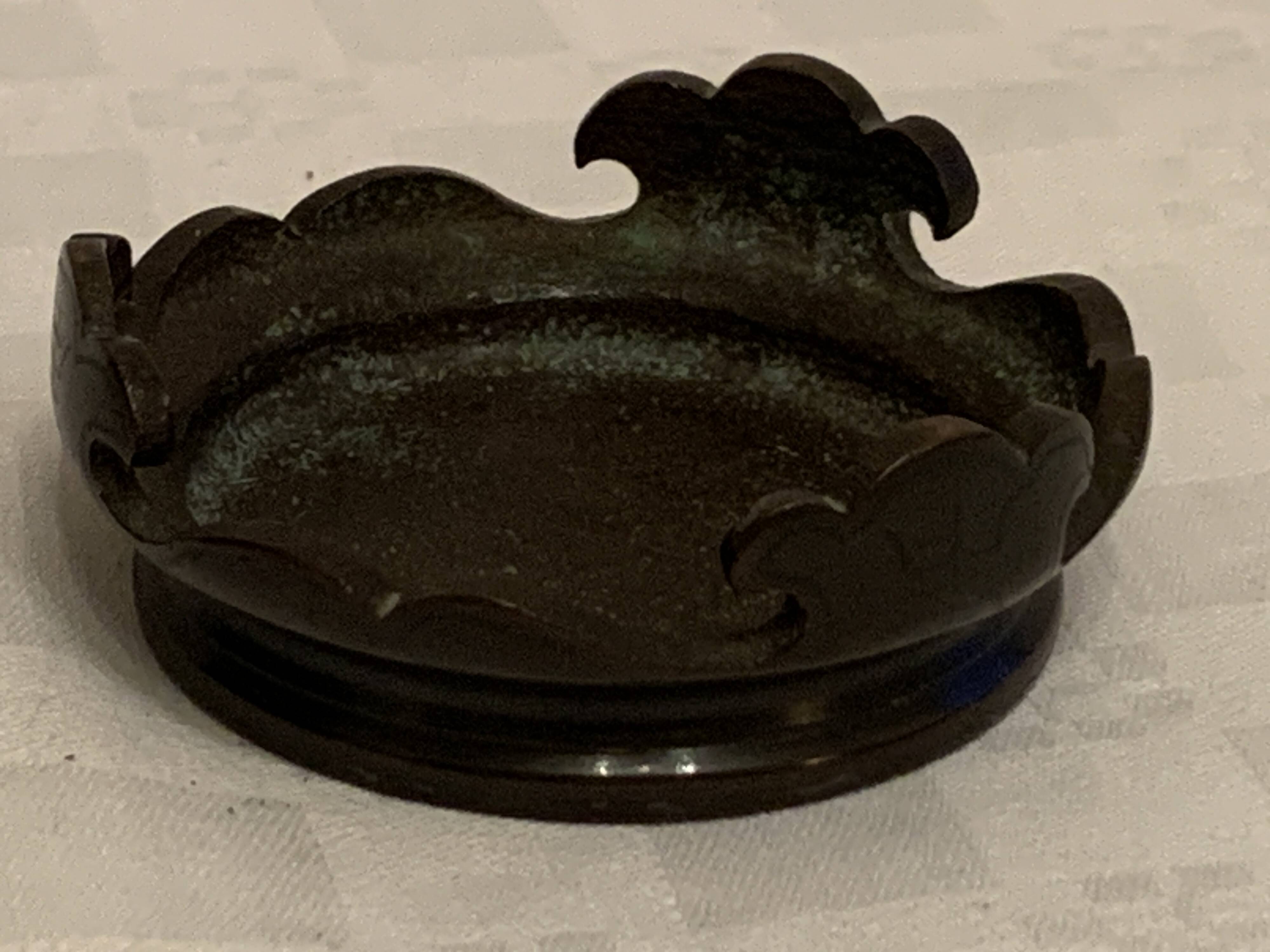 Bronze ashtray 1900