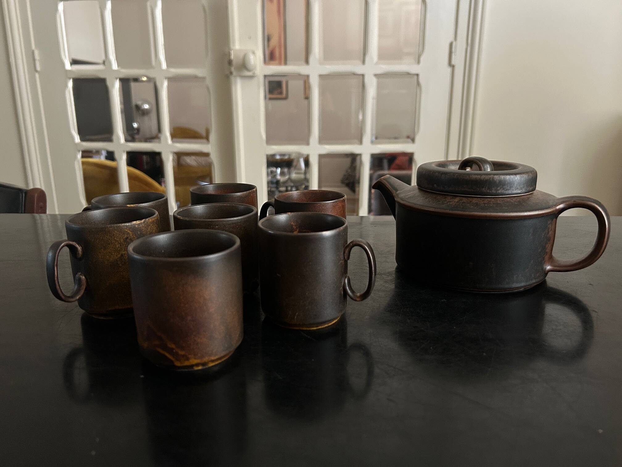 Ruska tea set by Ulla Procopé for Arabia