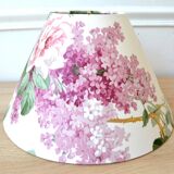 English fabric lampshade Lilac