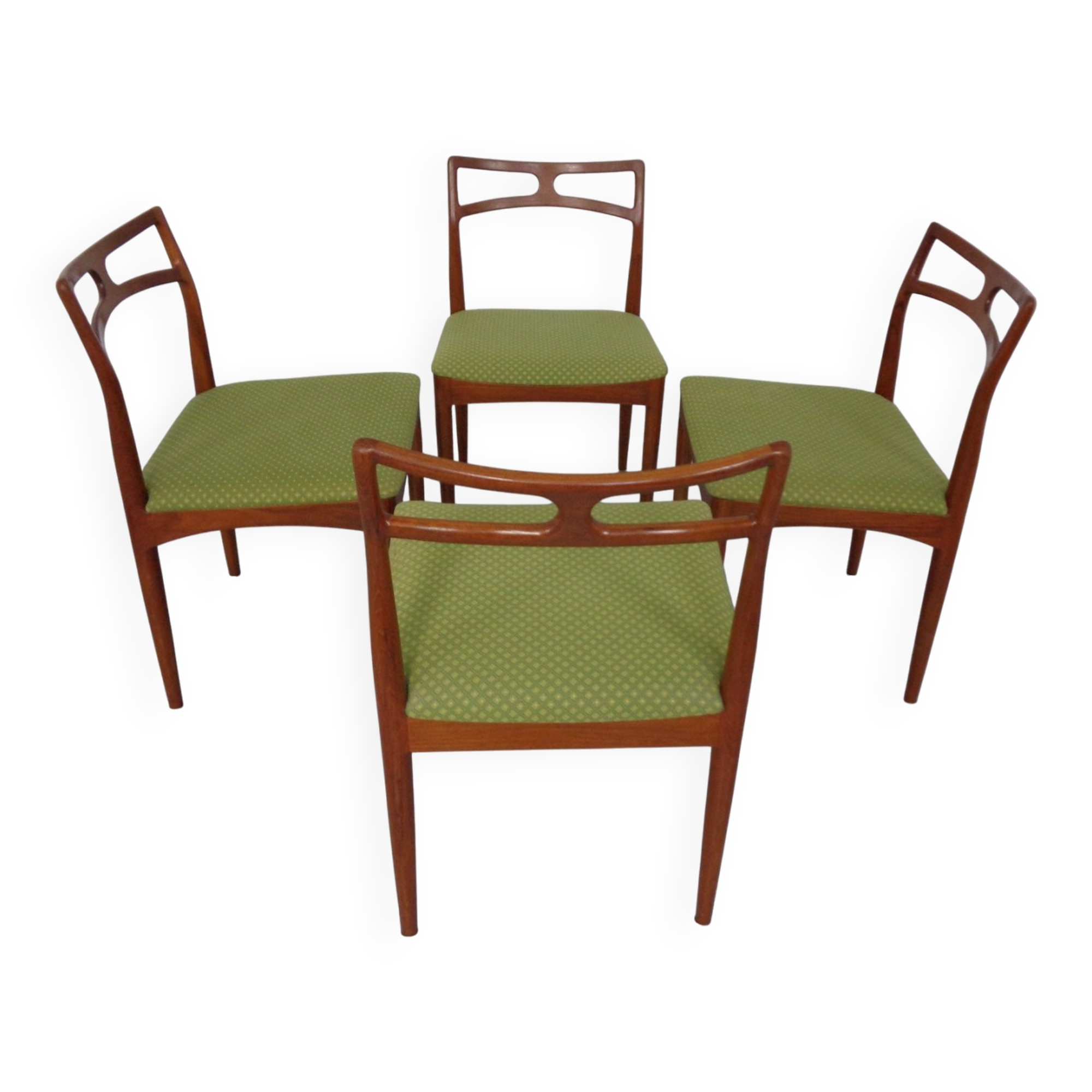 Model 94 Teak Dining Chairs by Johannes Andersen for Christian Linneberg, 1960s, Set of 4