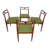 Model 94 Teak Dining Chairs by Johannes Andersen for Christian Linneberg, 1960s, Set of 4