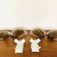 Set of 2 Smoked Glass Wall Lamps by J.T. Kalmar