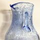 Carafe Biot verre bullé signé