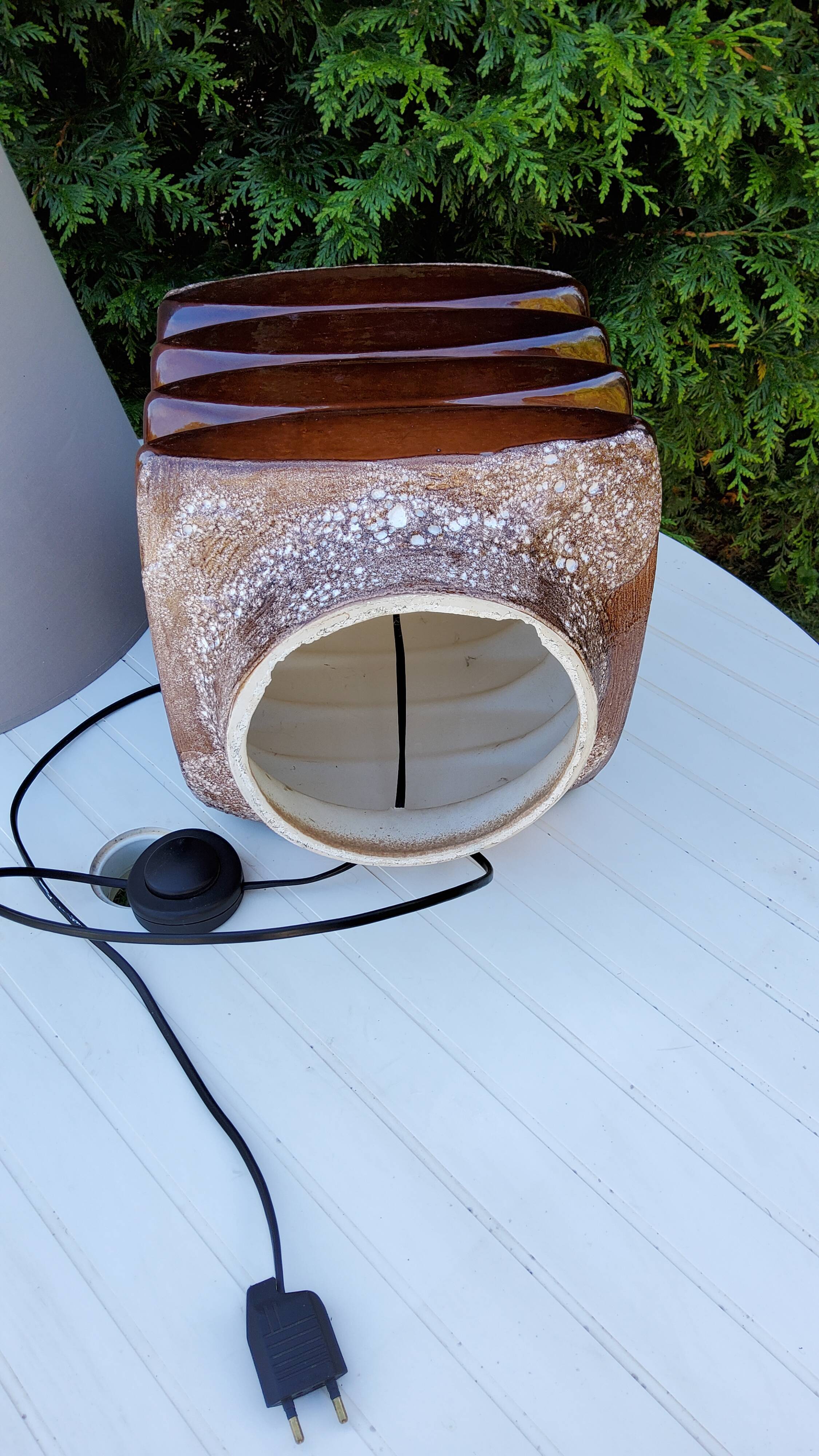 Lamp from the 70s ceramic from vallauris