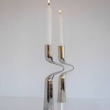 Sculptural Candleholders, 'Tango/Double' Modern Danish design by Mikaela Dörfel
