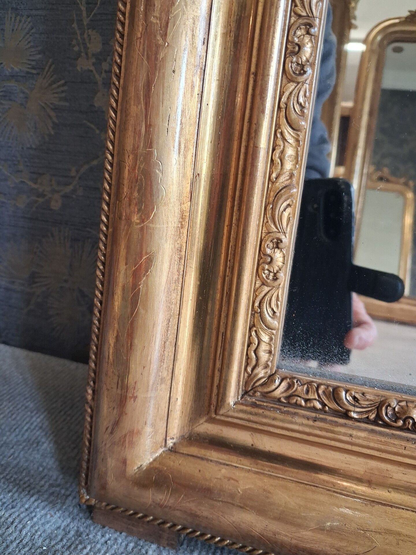 Louis Philippe mirror 161 x 90
