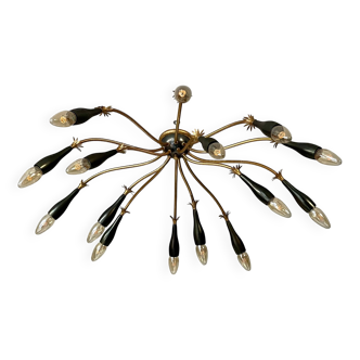 Mid-Century Modern Starburst Ceiling Lamp