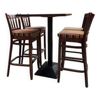 Ensemble Mange debout et ses 4 Chaises hautes