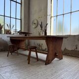 Table de ferme XL en pin