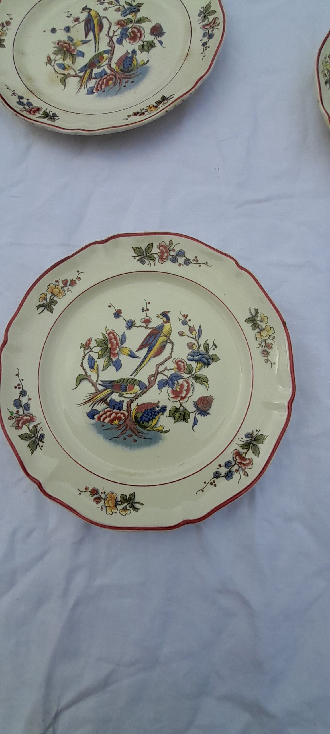 4 dessert plates Villeroy & Boch model Phoenix diam 19 cm