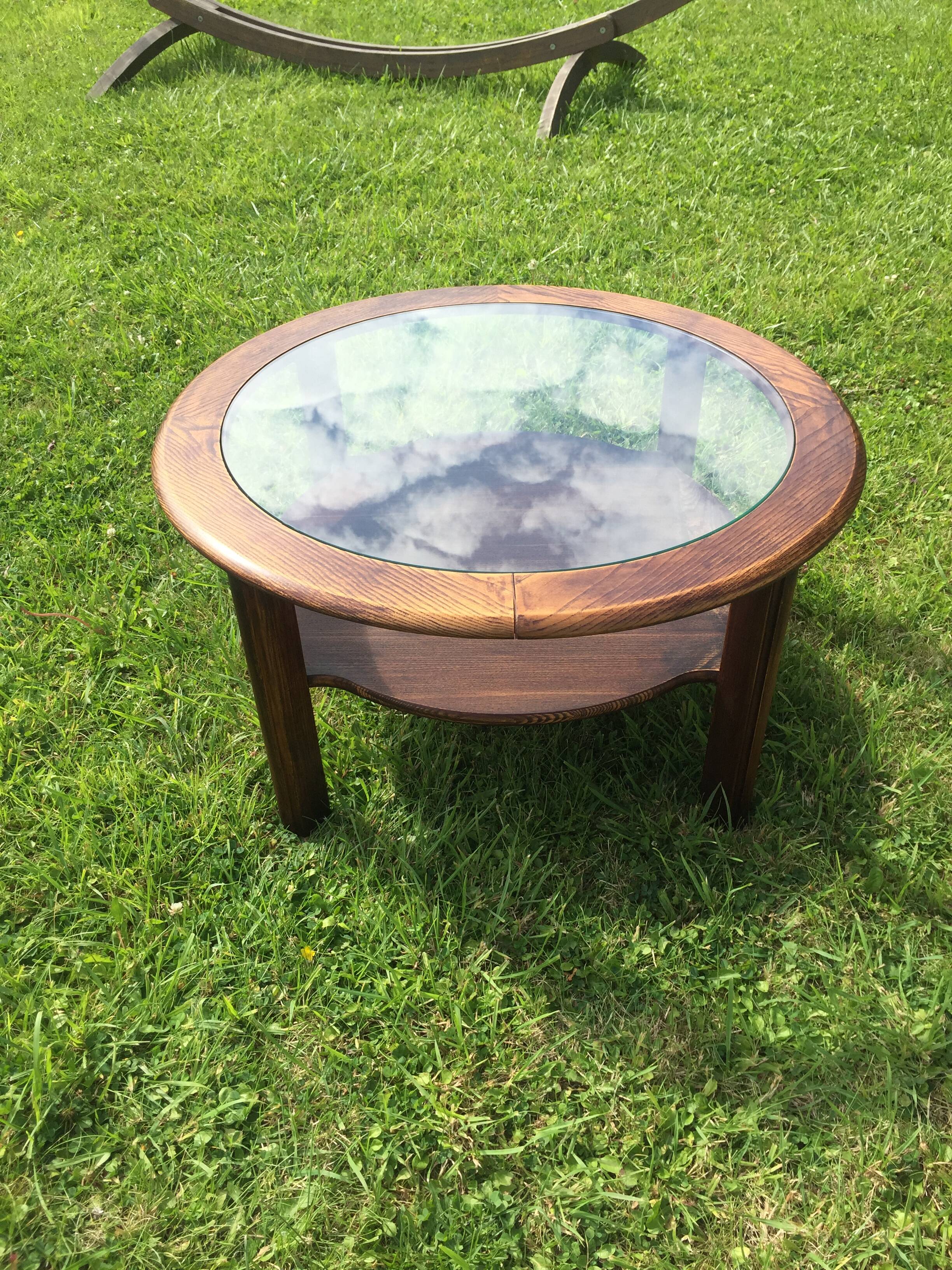 Vintage gplan round coffee table