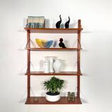 Poul Cadovius one bay teak Wall unit